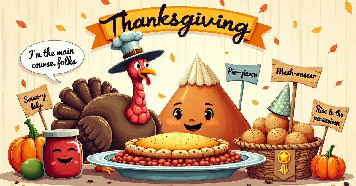 145+ Thanksgiving Food Puns That Are Stuffed With Humor