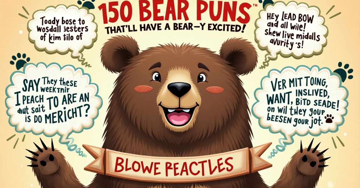 150 Bear Puns That’ll Have You Bear-y Excited!