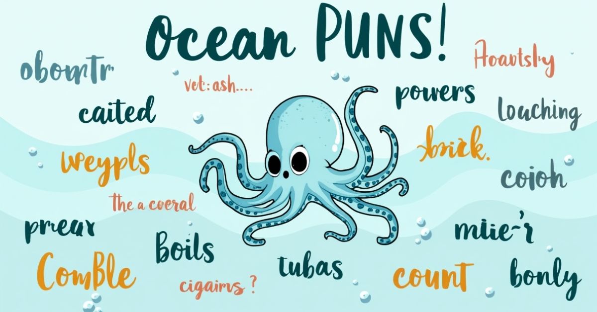 150 Funny Ocean Puns (For Classroom, Captions, Instagram, Etc.)