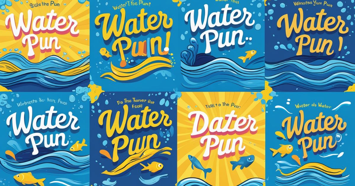 200 Water Puns To Leave You Splashing With Laughter!