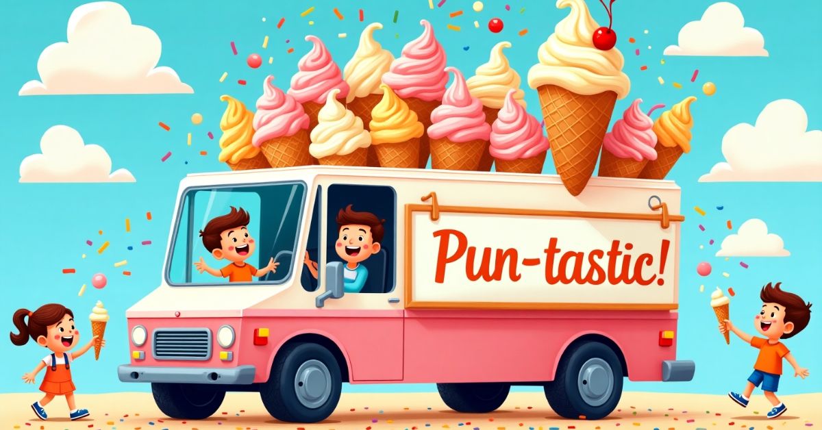 350 Ice Cream Puns (Short, For Love, Teachers, Captions,Etc)