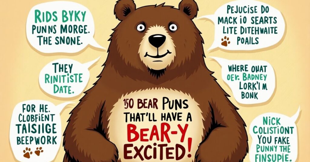 Bear-mazing Life Puns 