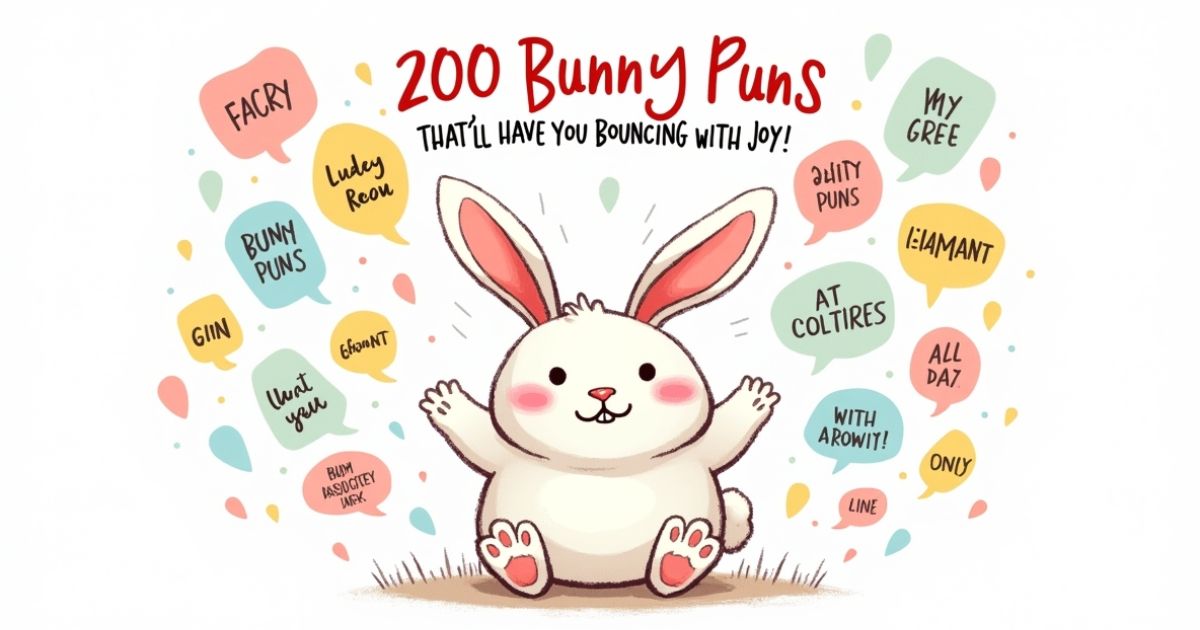 200 Bunny Puns That’ll Have You Bouncing With Joy!