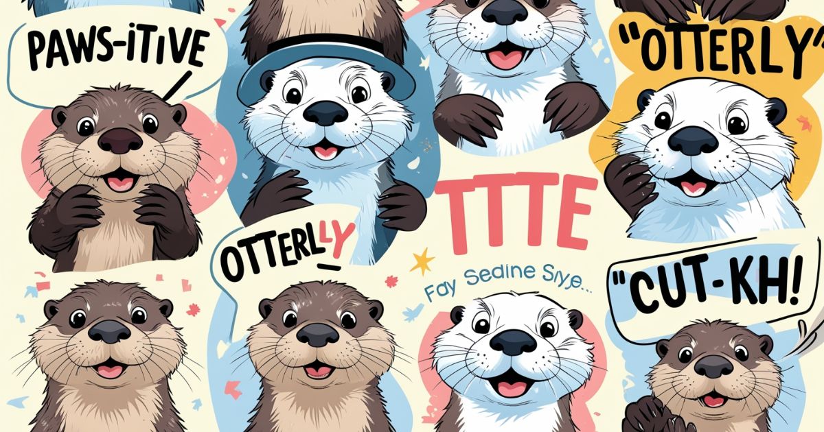 200 hilarious otter puns that are otter-ly brilliant! Perfect for sharing laughs and brightening anyone's day with playful humor.