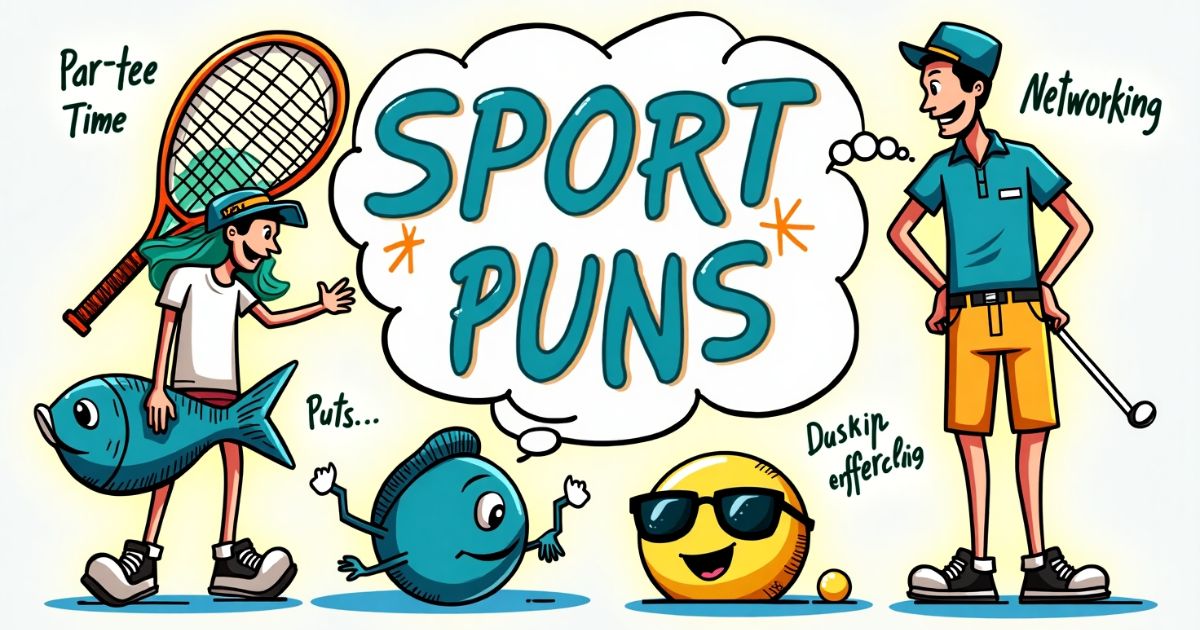 300 Sport Puns To Keep Your Game Day Full of Giggles!